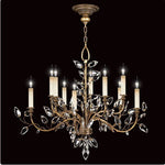 Gold 10-Light Chandelier
