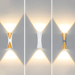 Creative Up and Down Lights LED Waterproof Modern Outdoor Wall Lamp