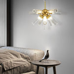 Acrylic Tube Three Step Dimming Post-Modern Sputnik Light Chandelier