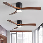 Nordic Wooden 42"/48"/52" Ceiling Fan Light