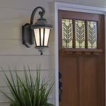 Minimalist Frosted Glass Waterproof European-Style Outdoor Wall Lamp