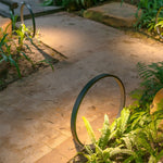 Minimalist Circle Design Waterproof LED Black Modern Pathway Lights