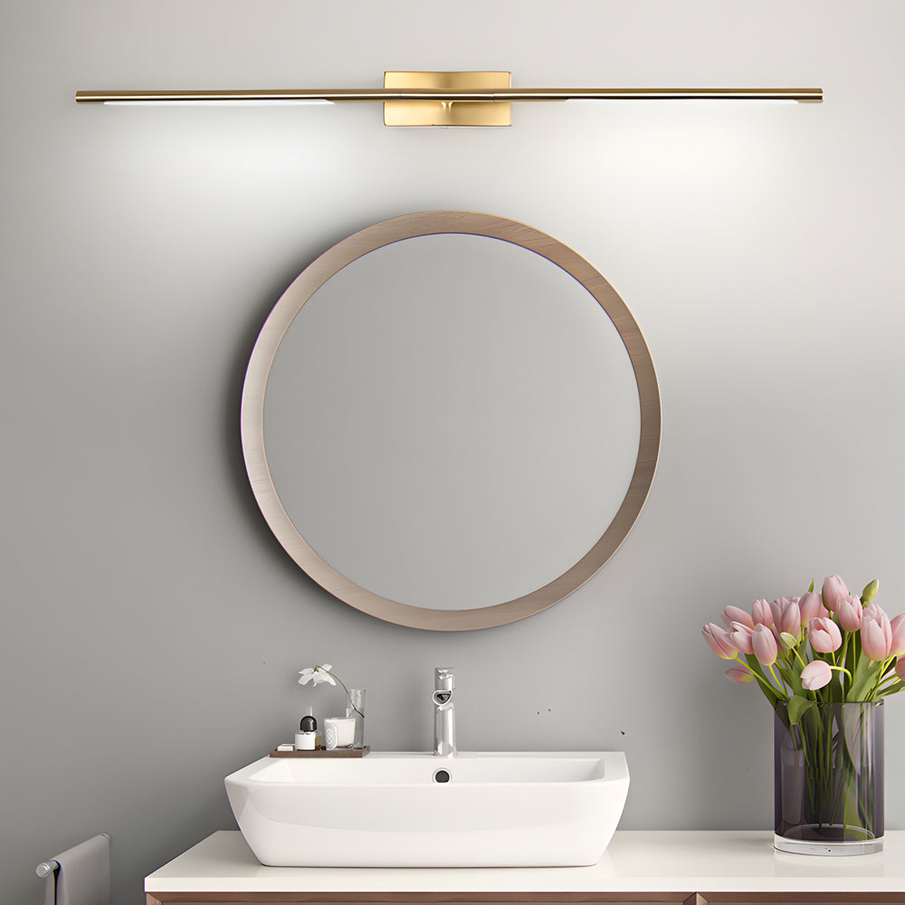 Modern Gold LED Bathroom Vanity Light??23.6" & 39.4", Warm & White Light for Stylish Illumination