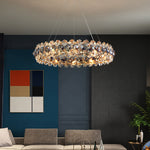 Monte Crystal Wheel Chandelier