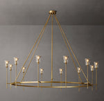 Torche De Verre Round Chandelier 70"