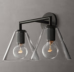 Utilitaire Funnel Shade Double Sconce