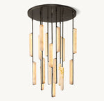 Audubon Alabaster Round Chandelier 40"