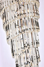 Elegant Lighting Sydney 30" Spiral Crystal Chandelier