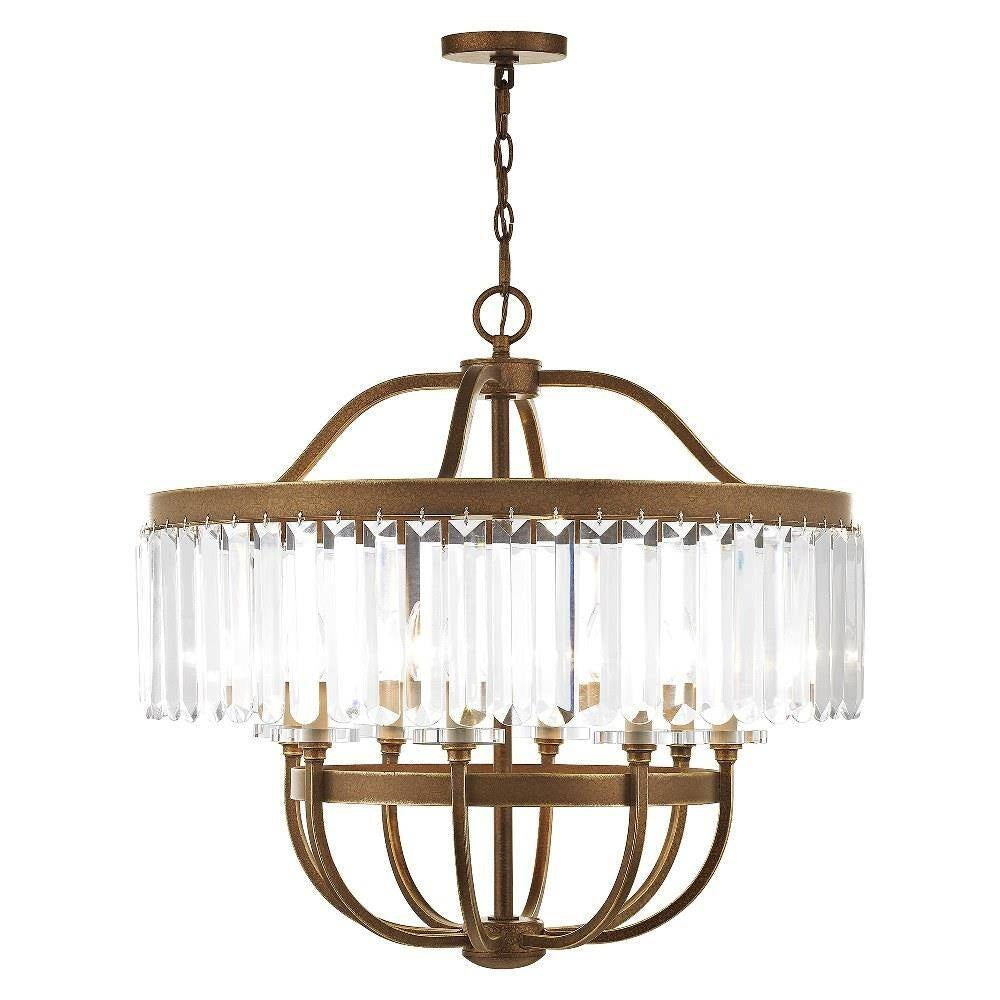 Livex Lighting - 50548-64 - Ashton - 8 Light Chandelier-27 Inches Tall and 28 Inches Wide