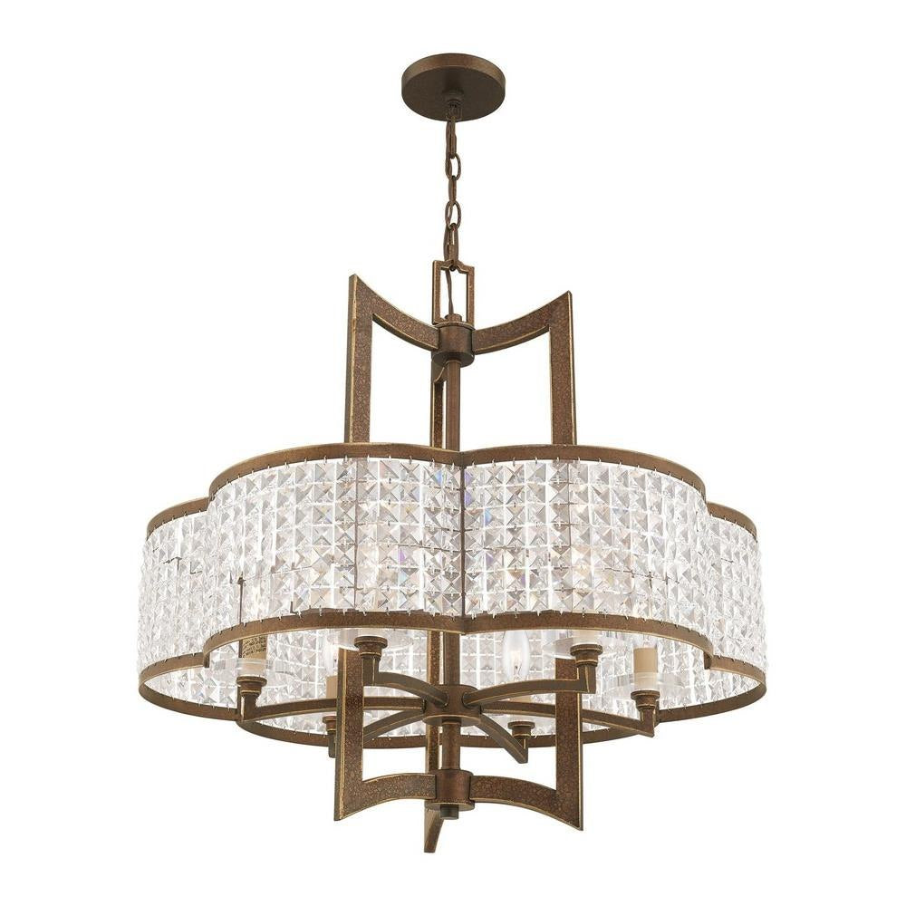 Bailey Street Home - 218-BEL-2120539 - Traditional Six Light Chandelier