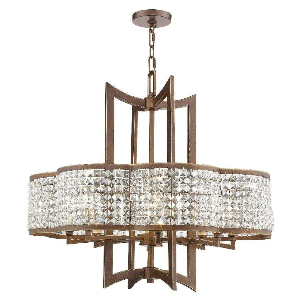 Livex Lighting - 50578-91 - Grammercy - 8 Light Chandelier in New Traditional Style - 30 Inches wide by 27 Inches high