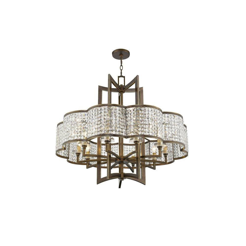 Bailey Street Home - 218-BEL-1764528 - Traditional Ten Light Chandelier