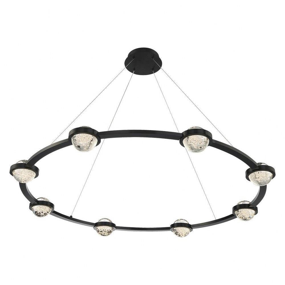 Bailey Street Home - 79-BEL-4534098 - Burley Row - 48W 8 LED Chandelier in Contemporary Modern Style - 47.5 Inches Wide by 4 Inches High