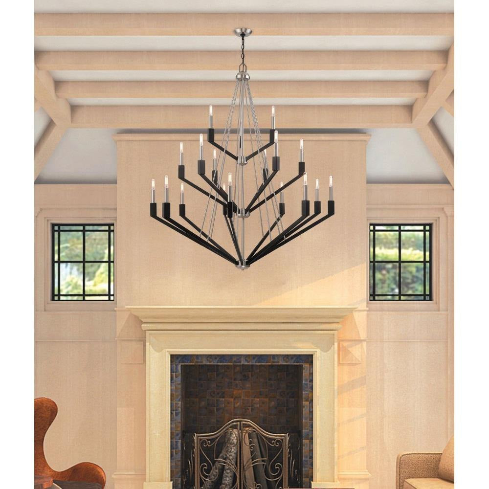 Livex Lighting - 51169-91 - Beckett - 18 Light Foyer Chandelier