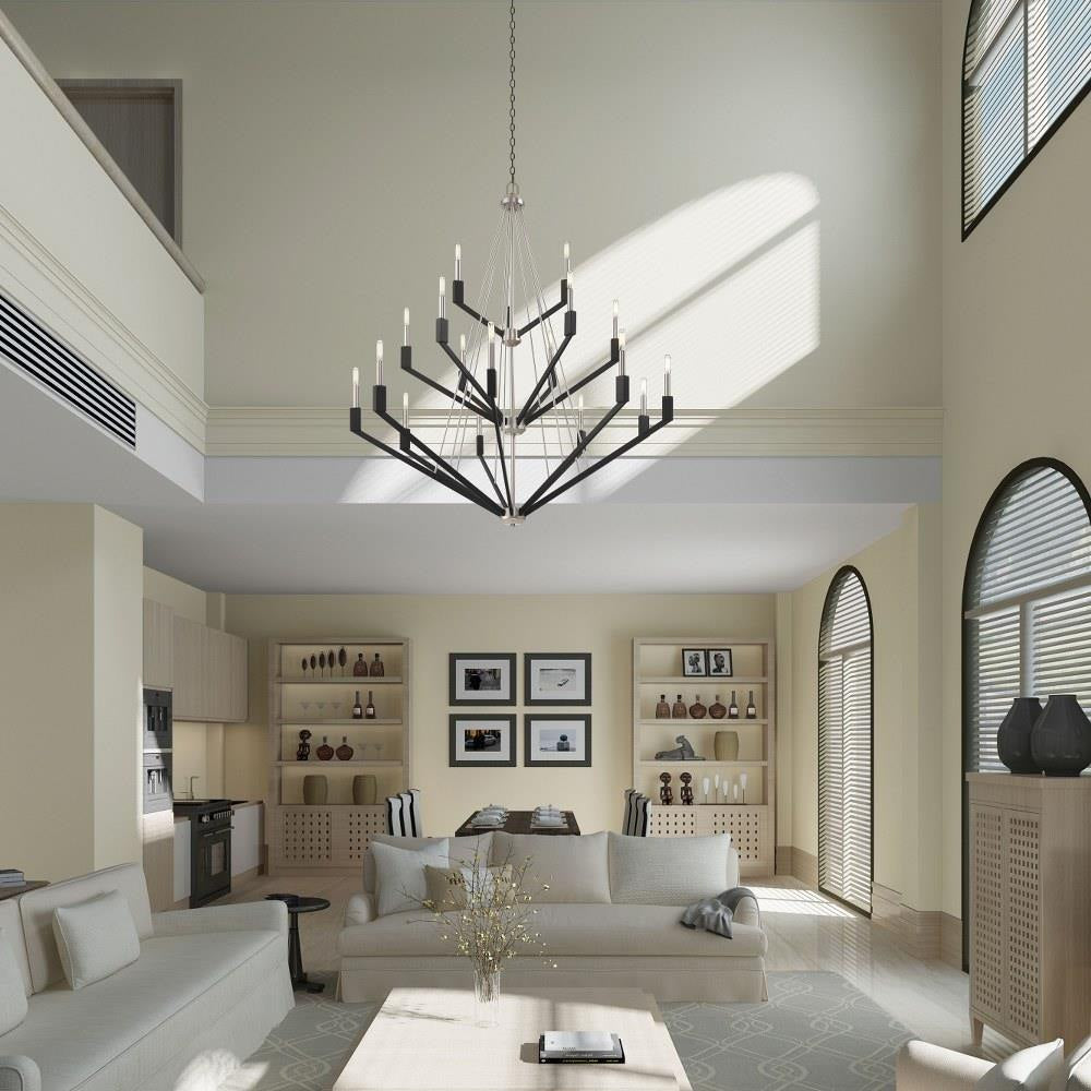 Livex Lighting - 51169-91 - Beckett - 18 Light Foyer Chandelier