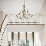 Livex Lighting - 5140 - Cranford - 20 Light Foyer Chandelier in Farmhouse Style - 42 Inches wide by 40 Inches high
