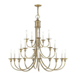 Livex Lighting - 5140 - Cranford - 20 Light Foyer Chandelier in Farmhouse Style - 42 Inches wide by 40 Inches high