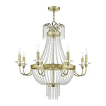 Livex Lighting - 51848-91 - Valentina - 8 Light Chandelier in French Country Style - 32 Inches wide by 32.5 Inches high