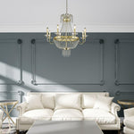 Livex Lighting - 51848-91 - Valentina - 8 Light Chandelier in French Country Style - 32 Inches wide by 32.5 Inches high