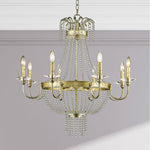 Livex Lighting - 51848-91 - Valentina - 8 Light Chandelier in French Country Style - 32 Inches wide by 32.5 Inches high