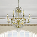 Livex Lighting - 51848-91 - Valentina - 8 Light Chandelier in French Country Style - 32 Inches wide by 32.5 Inches high