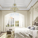 Livex Lighting - 51848-91 - Valentina - 8 Light Chandelier in French Country Style - 32 Inches wide by 32.5 Inches high