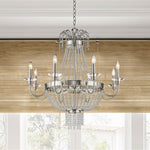 Livex Lighting - 51848-91 - Valentina - 8 Light Chandelier in French Country Style - 32 Inches wide by 32.5 Inches high