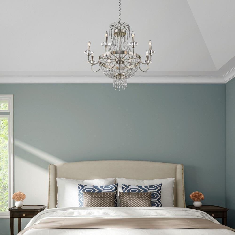 Livex Lighting - 51848-91 - Valentina - 8 Light Chandelier in French Country Style - 32 Inches wide by 32.5 Inches high