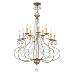 Livex Lighting - 51909-36 - Isabella - 10 Light Chandelier in French Country Style - 32 Inches wide by 38.25 Inches high