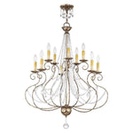 Livex Lighting - 51909-36 - Isabella - 10 Light Chandelier in French Country Style - 32 Inches wide by 38.25 Inches high