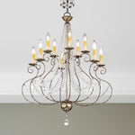 Livex Lighting - 51909-36 - Isabella - 10 Light Chandelier in French Country Style - 32 Inches wide by 38.25 Inches high