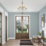 Livex Lighting - 51909-36 - Isabella - 10 Light Chandelier in French Country Style - 32 Inches wide by 38.25 Inches high