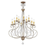 Livex Lighting - 51909-36 - Isabella - 10 Light Chandelier in French Country Style - 32 Inches wide by 38.25 Inches high