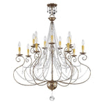 Livex Lighting - 51910-36 - Isabella - 14 Light Foyer Chandelier in French Country Style - 36 Inches wide by 41.25 Inches high