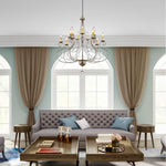 Livex Lighting - 51910-36 - Isabella - 14 Light Foyer Chandelier in French Country Style - 36 Inches wide by 41.25 Inches high
