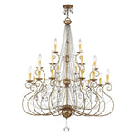 Livex Lighting - 51919-36 - Isabella - 21 Light Foyer Chandelier in French Country Style - 42.5 Inches wide by 54.25 Inches high