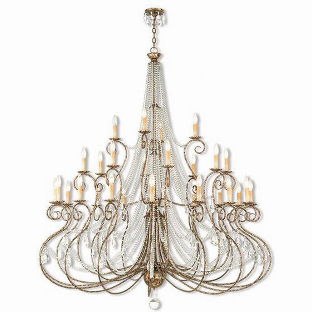 Livex Lighting - 51920-36 - Isabella - 28 Light Grand Foyer Chandelier in French Country Style - 58.5 Inches wide by 67 Inches high