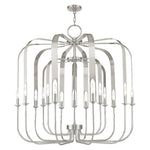 Livex Lighting - 51949-91 - Addison - 15 Light Foyer Chandelier in Contemporary Style - 42 Inches wide by 41.5 Inches high