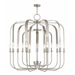 Livex Lighting - 51949-91 - Addison - 15 Light Foyer Chandelier in Contemporary Style - 42 Inches wide by 41.5 Inches high