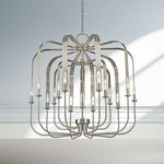 Livex Lighting - 51949-91 - Addison - 15 Light Foyer Chandelier in Contemporary Style - 42 Inches wide by 41.5 Inches high
