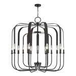 Livex Lighting - 51949-91 - Addison - 15 Light Foyer Chandelier in Contemporary Style - 42 Inches wide by 41.5 Inches high