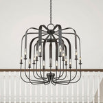 Livex Lighting - 51949-91 - Addison - 15 Light Foyer Chandelier in Contemporary Style - 42 Inches wide by 41.5 Inches high