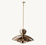 Blom Amber Glass Cloche Grand Pendant