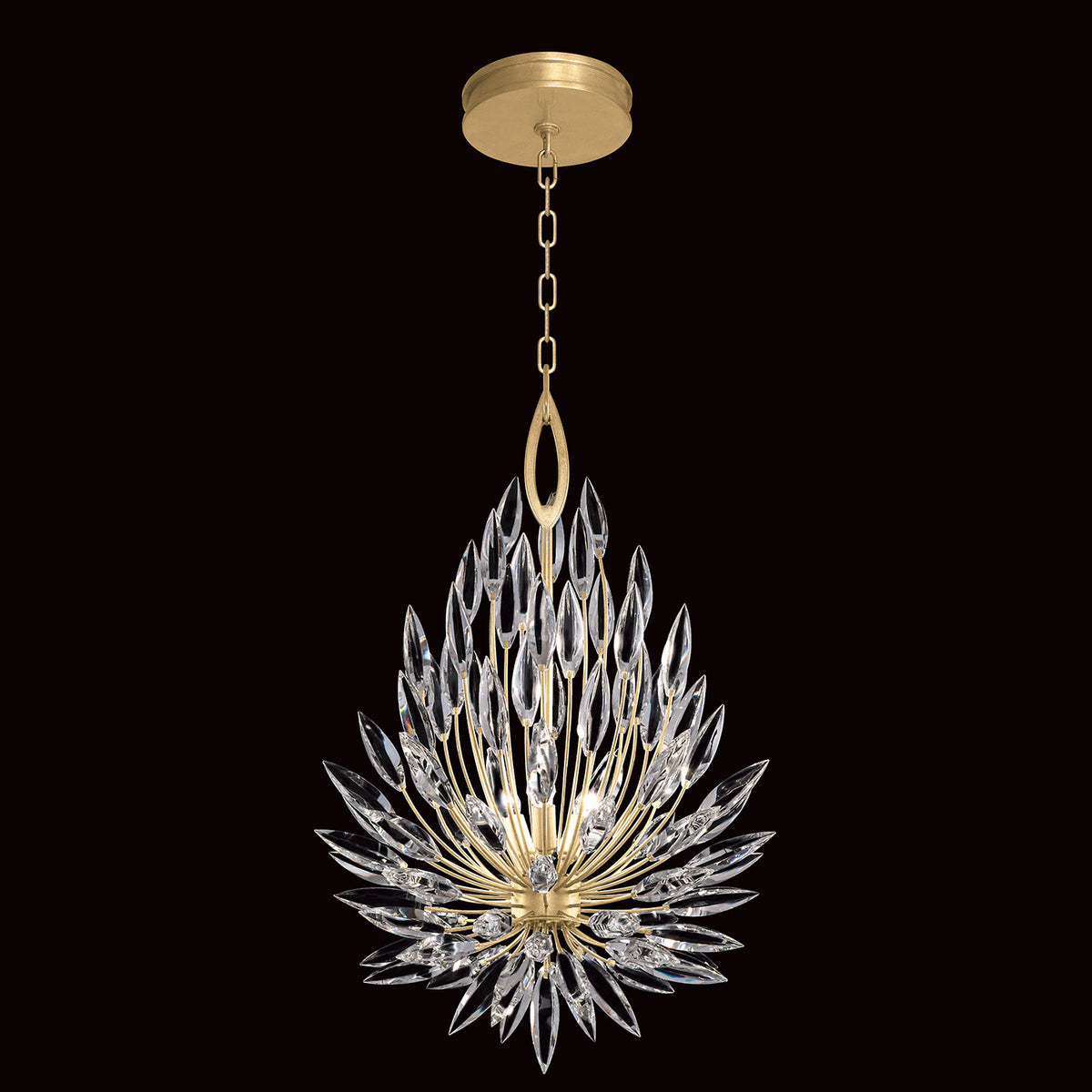 LILY BUDS 19" W Round Pendant