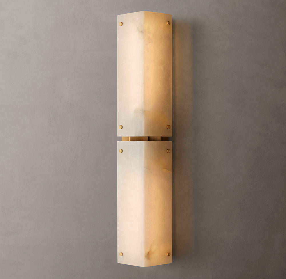 Reynard Alabaster Grand Sconce
