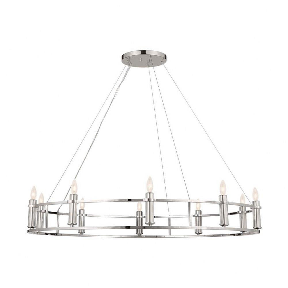 Kichler Lighting - 52491BNB - Rosalind - 10 Light Chandelier In Traditional Style-6.5 Inches Tall and 50 Inches Wide