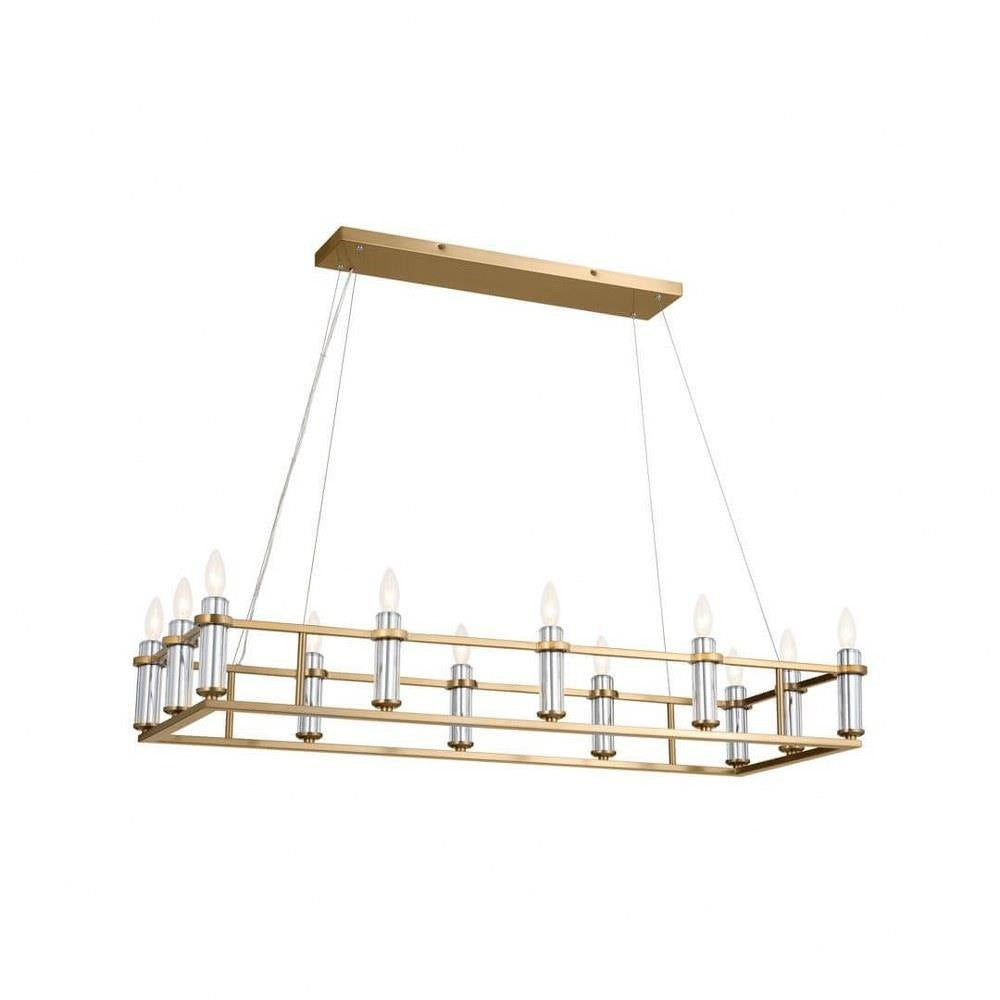 Kichler Lighting - 52492BK - Rosalind - 12 Light Chandelier In Traditional Style-6.5 Inches Tall and 17 Inches Wide
