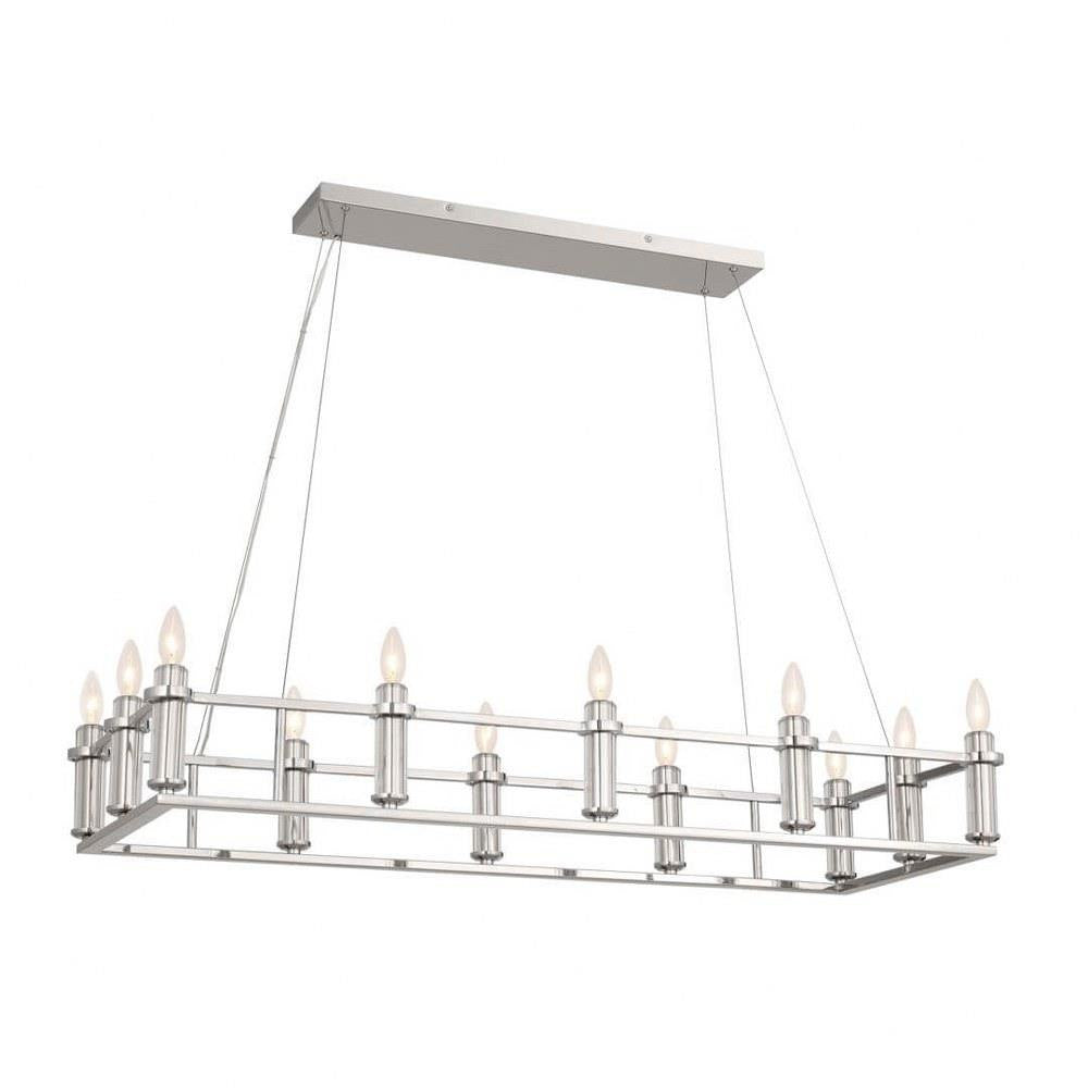 Kichler Lighting - 52492BK - Rosalind - 12 Light Chandelier In Traditional Style-6.5 Inches Tall and 17 Inches Wide