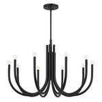 Kichler Lighting - 52551BK - Odensa - 10 Light Chandelier-27.25 Inches Tall and 40.25 Inches Wide