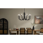 Kichler Lighting - 52551BK - Odensa - 10 Light Chandelier-27.25 Inches Tall and 40.25 Inches Wide